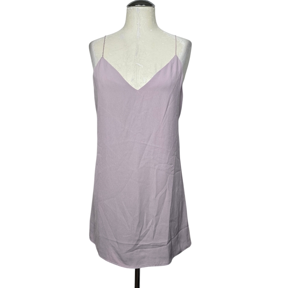 NWT Tobi Lavender V Neck Slip Mini Dress  S